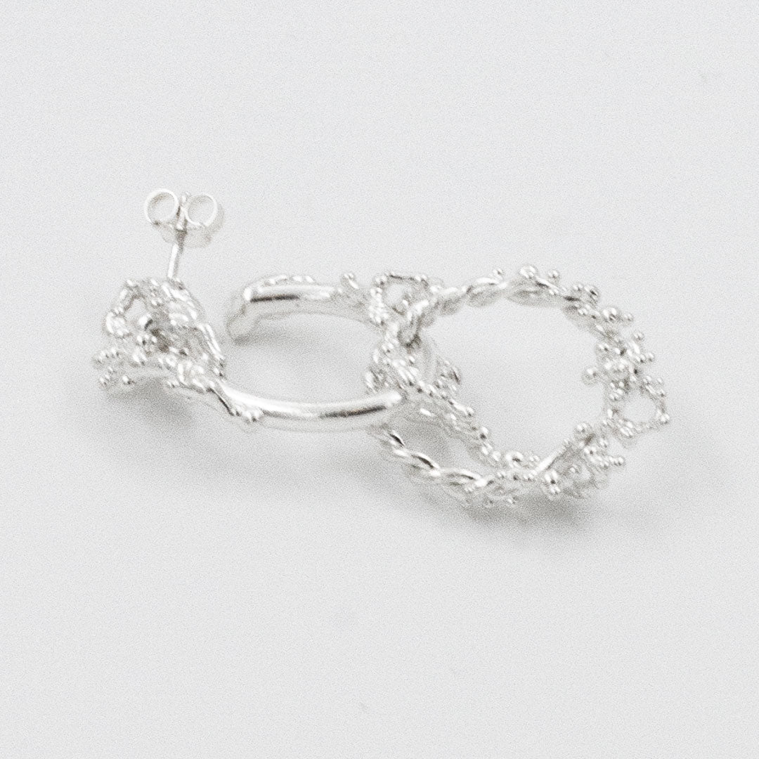 Earring Coral Creole #6002