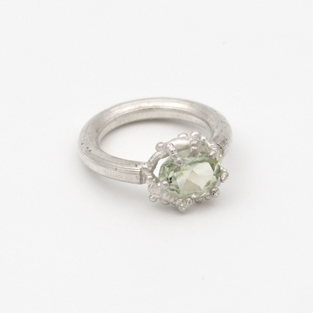 Coral Ring with Stone #2001