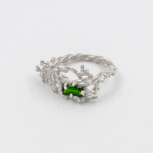 Coral Ring with Stone #2020